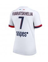 Paris Saint-Germain Khvicha Kvaratskhelia #7 Bortedrakt Dame 2025-26 Korte ermer